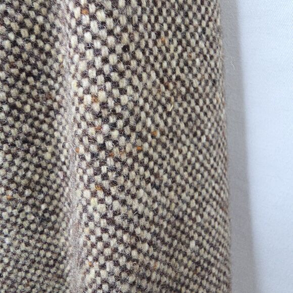 Banana Republic Blazer Womens M Brown Wool Tweed Jacket Lined Sport Coat Preppy - Picture 4 of 11